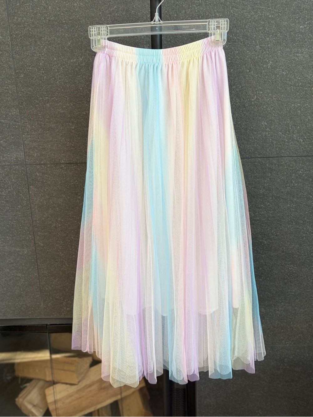 Adora Pastel Rainbow Tulle Skirt
